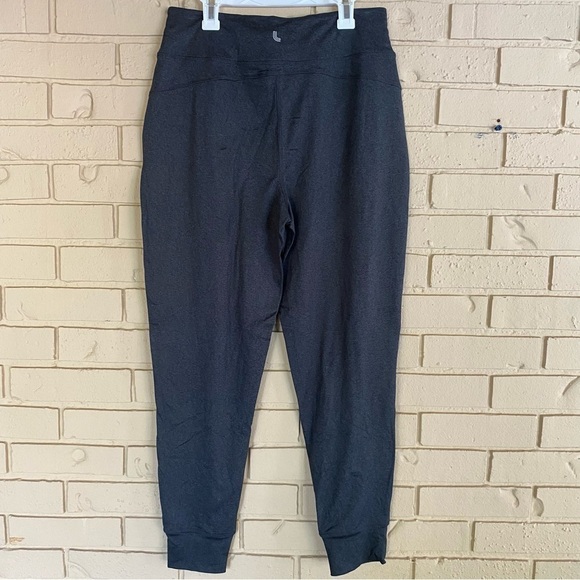 Lole Half Moon Women Small S Lounge Jogger Pants Stretch Athletic Gray Pockets - Picture 3 of 10
